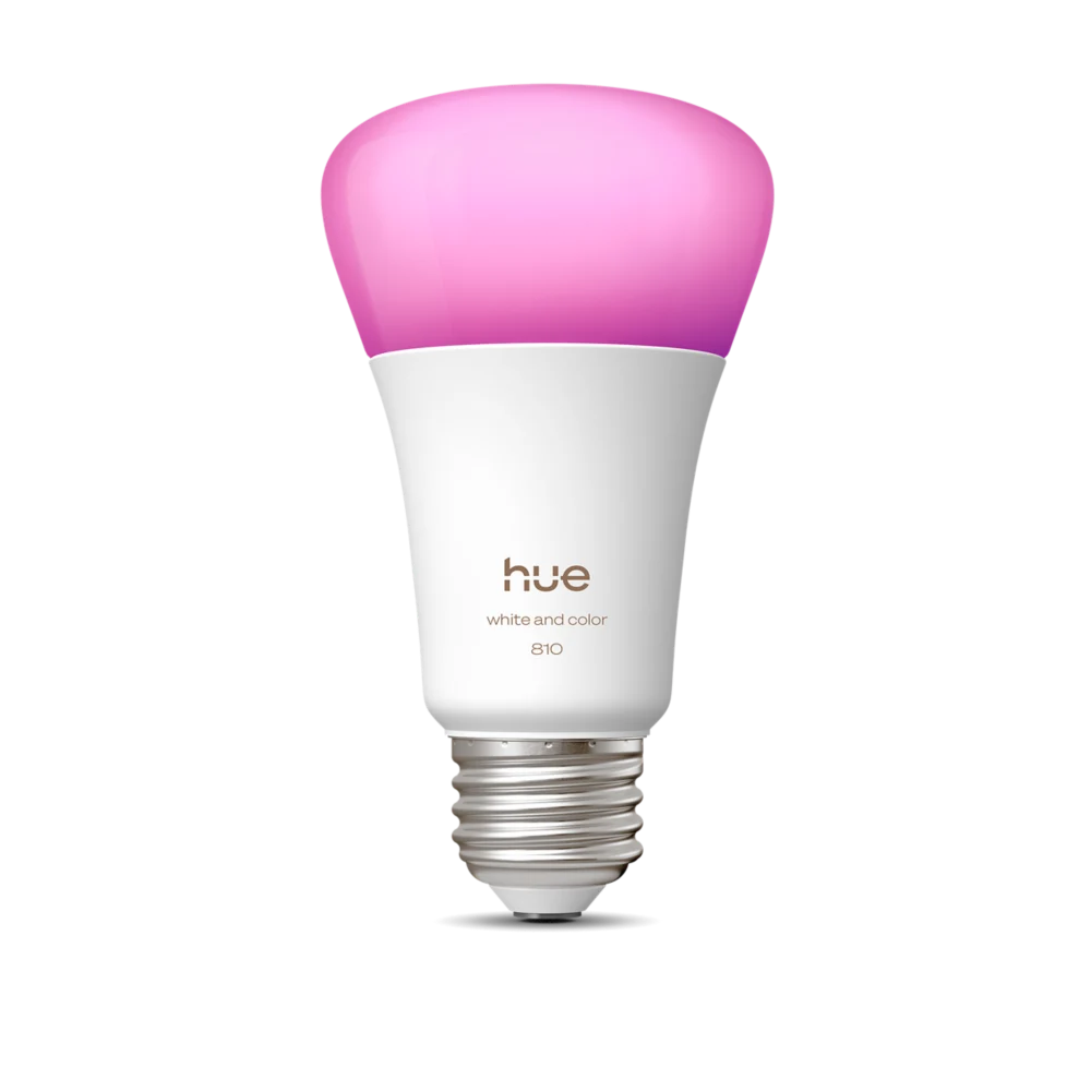 Philips Hue White and Color Ambiance A19 E26 smart bulb