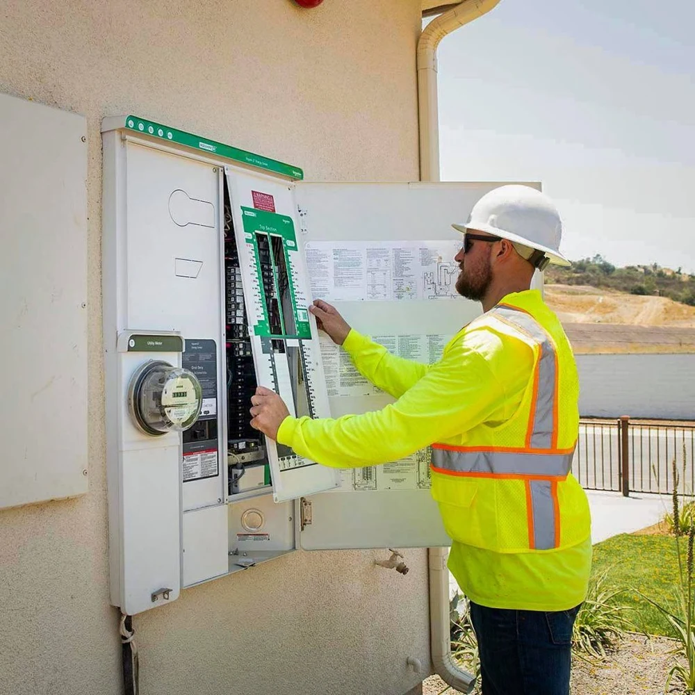 Square D Energy Center in a manufacturer installation example distributed by CED Vero Beach